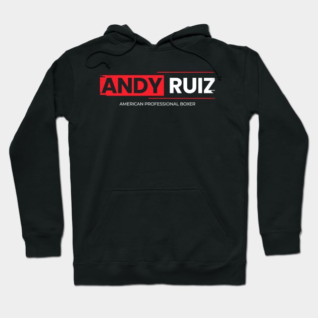 boxing andy ruiz Hoodie by Retro Project